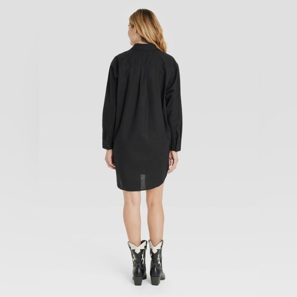 Universal Thread Black Tunic Shirtdress - Picture 2 of 4